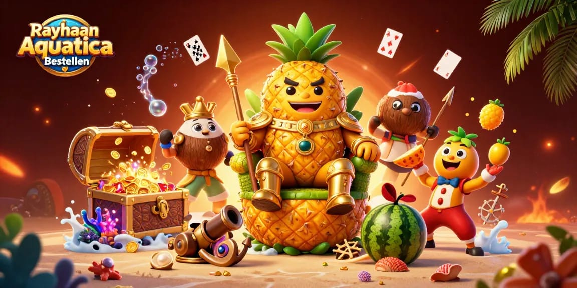 Experience Rayhaan Aquatica Bestellen with vibrant slots and tropical gaming elements.