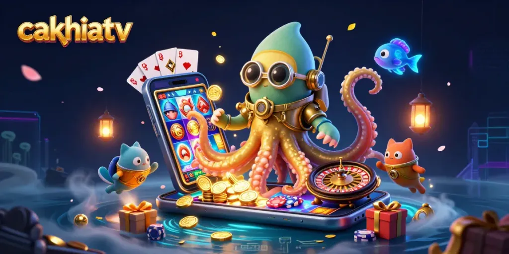 Cakhiatv offers thrilling slot game adventures with vibrant characters and exciting gaming elements.