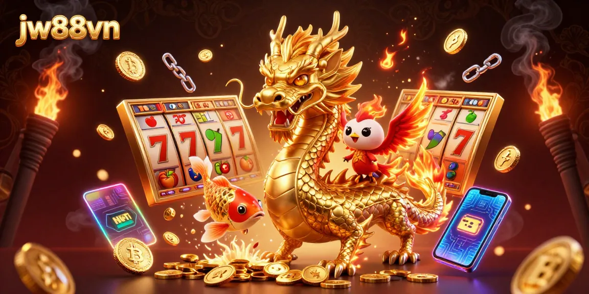 Win big at jw88vn with thrilling slots and lucky symbols in a dynamic casino scene.