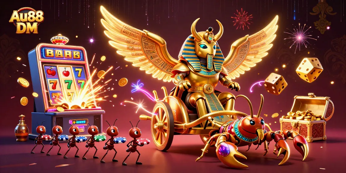 Experience thrilling gameplay with Au88 DM's captivating casino scene featuring unique characters.
