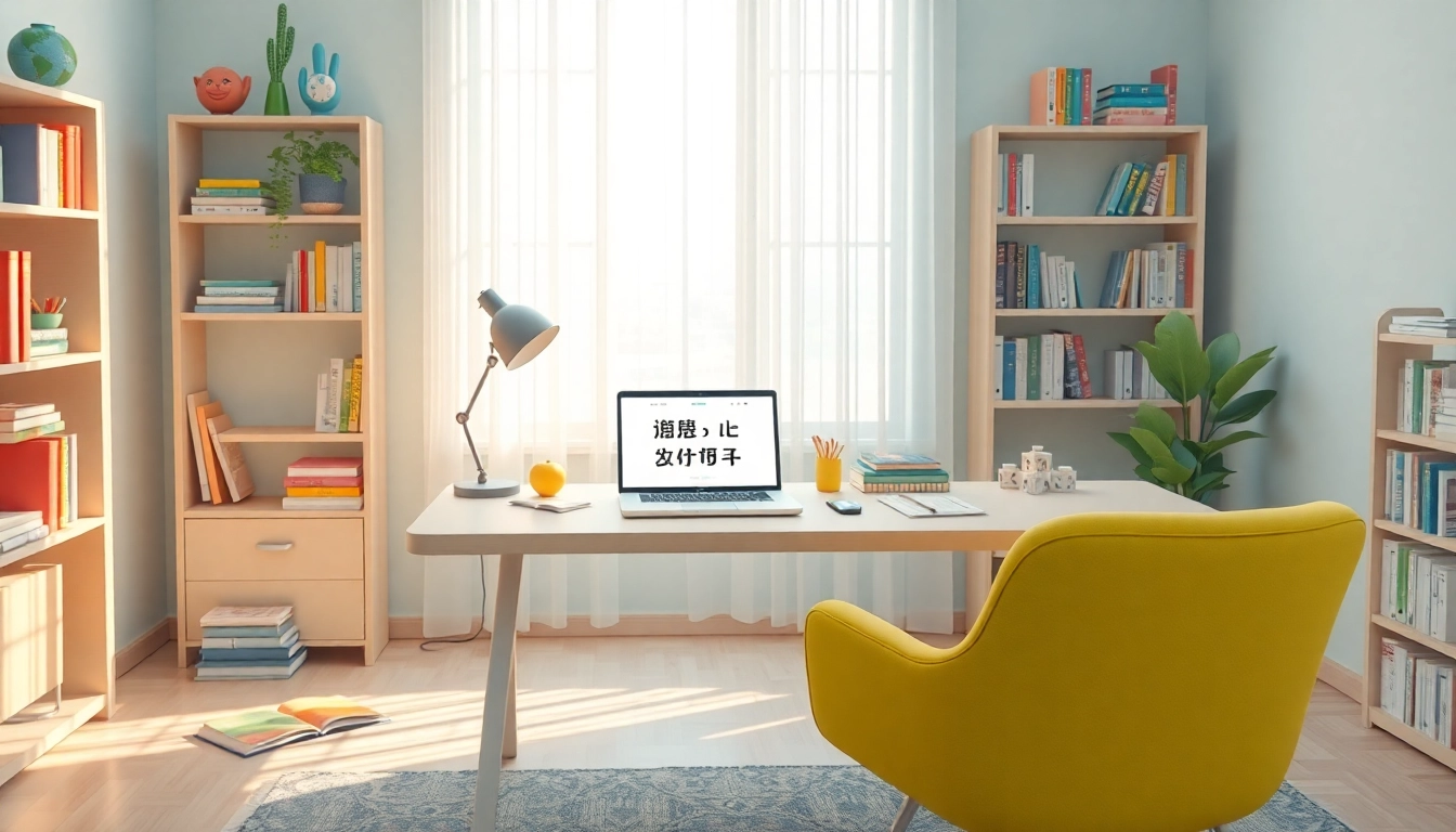 Captivating study area showcasing the 有道 translation tool in use, designed for language learning.