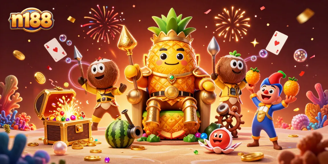 Experience the excitement at n188 casino with vibrant characters and dynamic gaming atmosphere.