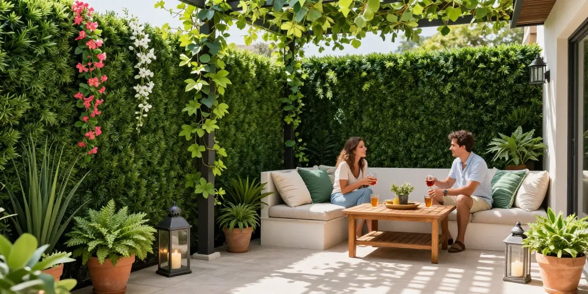 Verbeter je buitenleven met leafely kunsthagen, met levendige kunstheggen in een zonnige tuinomgeving.