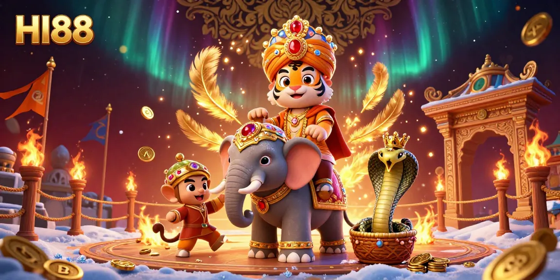 Experience unmatched thrills and excitement with HI88, featuring stunning 3D illustrations of casino adventures.
