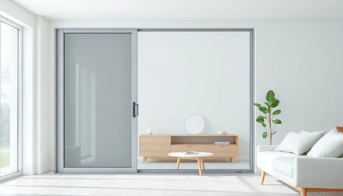 Hordeur schuif met moderne uitstraling voor een lichte en open interieur