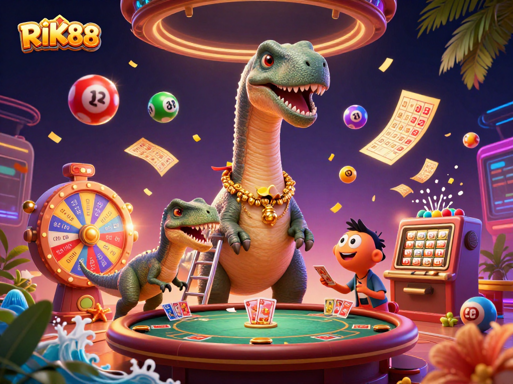 Engage with the vibrant gaming atmosphere of RIK88 featuring dynamic gambling action.