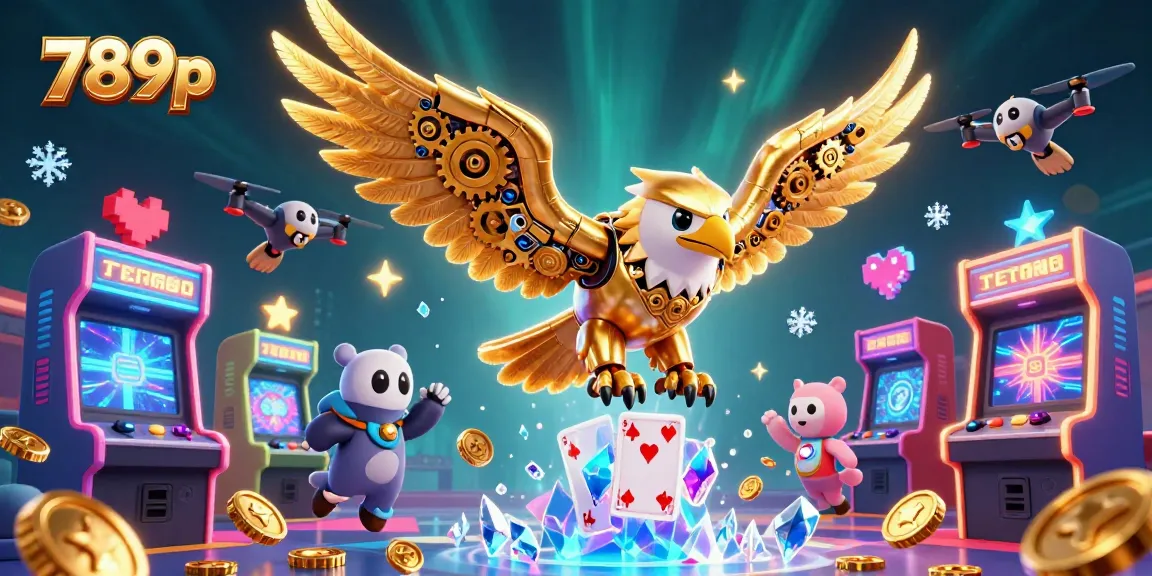 Experience thrilling gameplay at 789p with a vibrant 3D casino scene full of digital wonders.