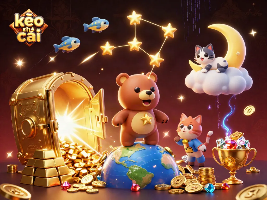 Enhance your betting strategies with kèo nhà cái, featuring a vibrant 3D casino illustration.