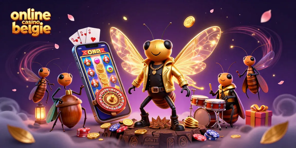 Experience the excitement of online casino belgie with vibrant games and animated characters.