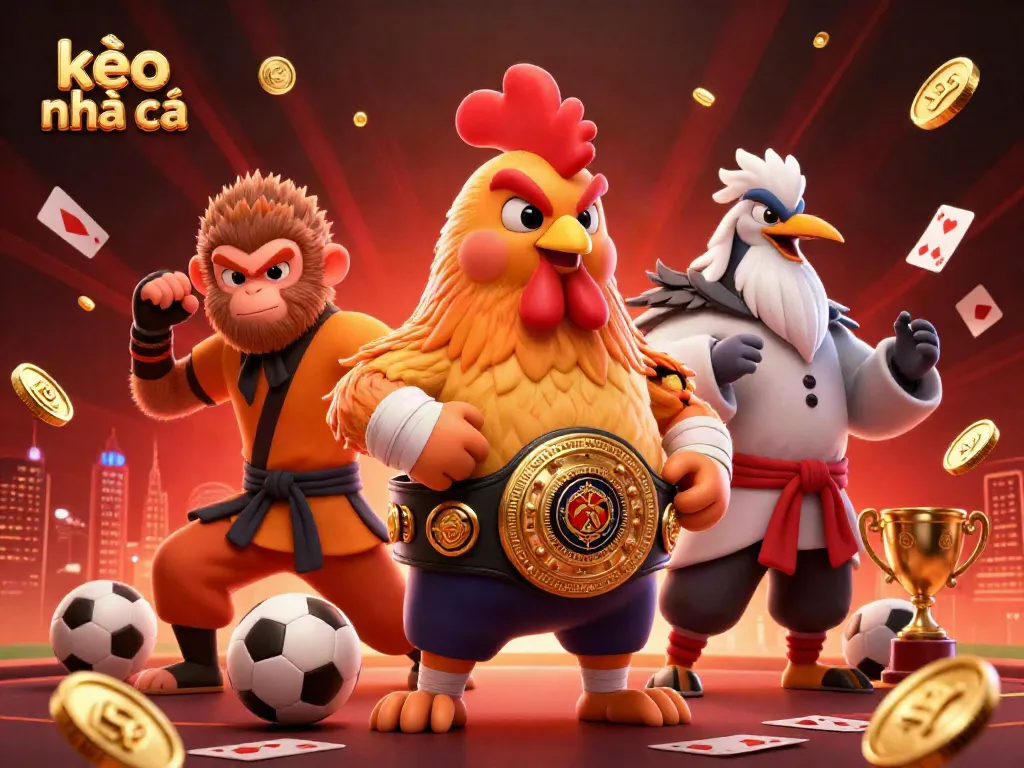 Experience the thrilling kèo nhà cái scene with dynamic characters and vibrant casino elements.