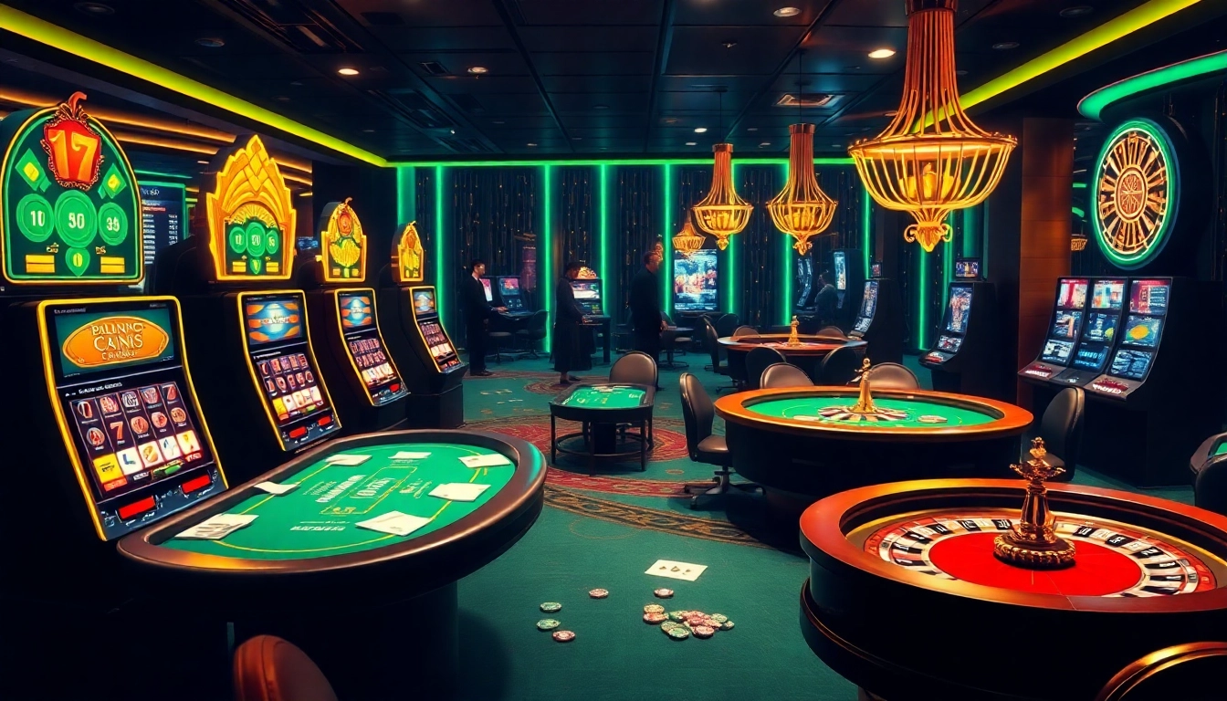 Engaging scene of players at 78win.dental casino, enjoying thrilling games and vibrant slot machines.