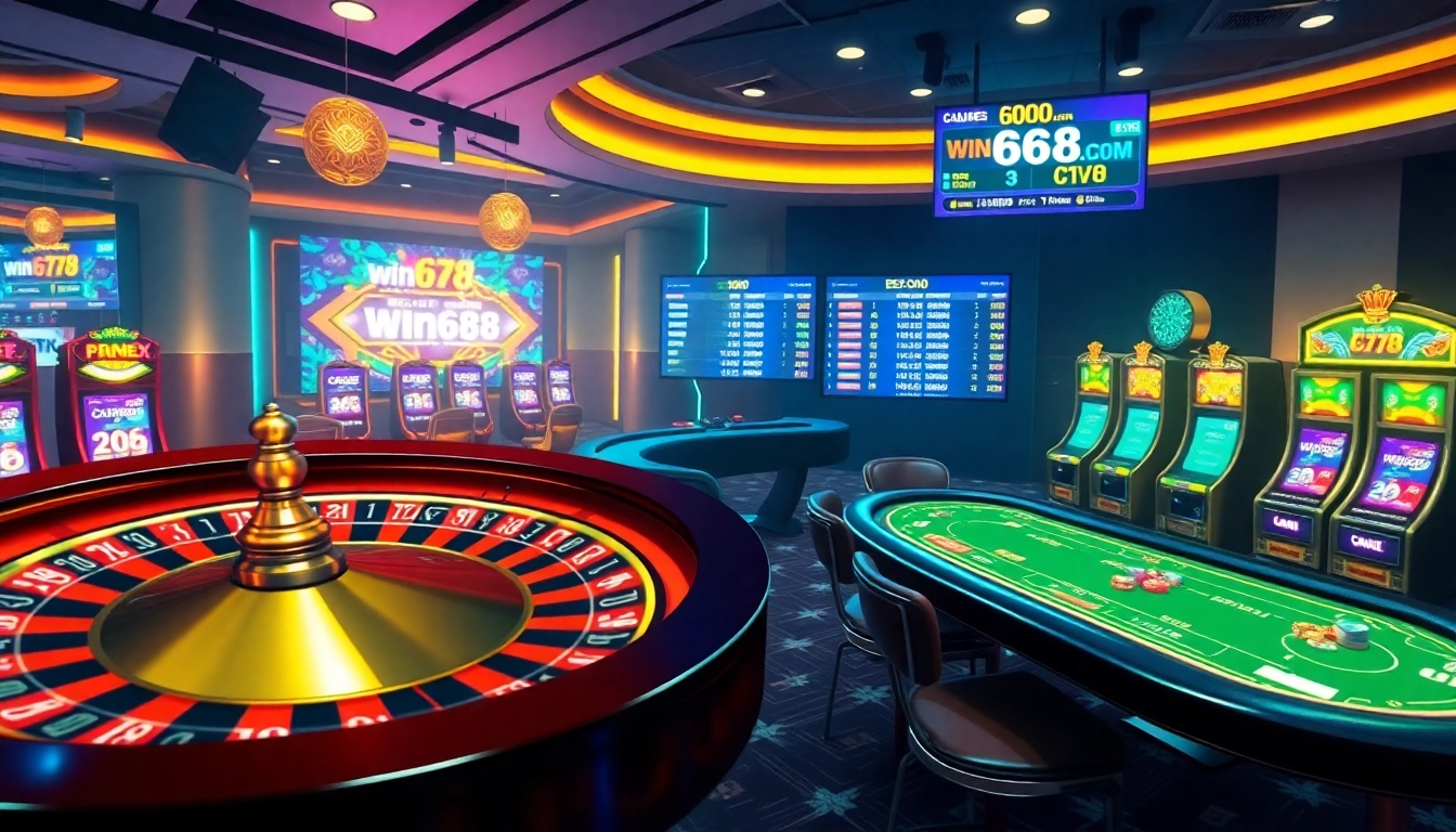 Experience the thrill of win678.com with engaging casino tables and exciting betting action.