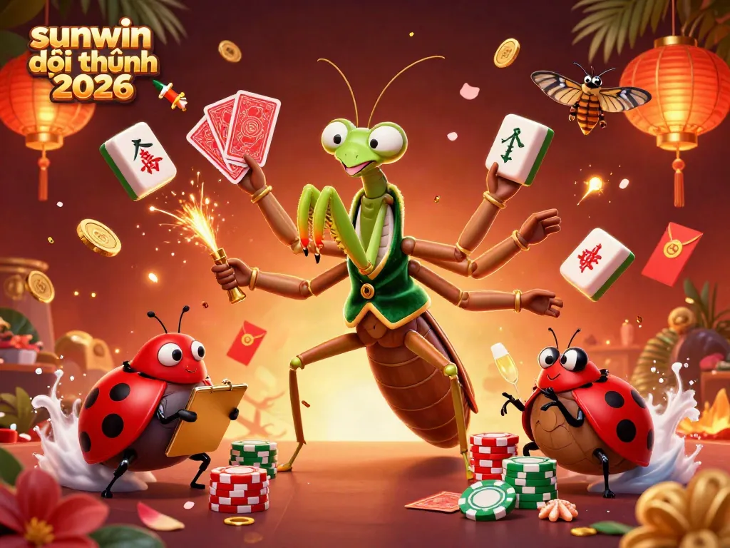 Experience lively baccarat action at sunwin đổi thưởng 2026 with vibrant 3D characters and gaming elements.