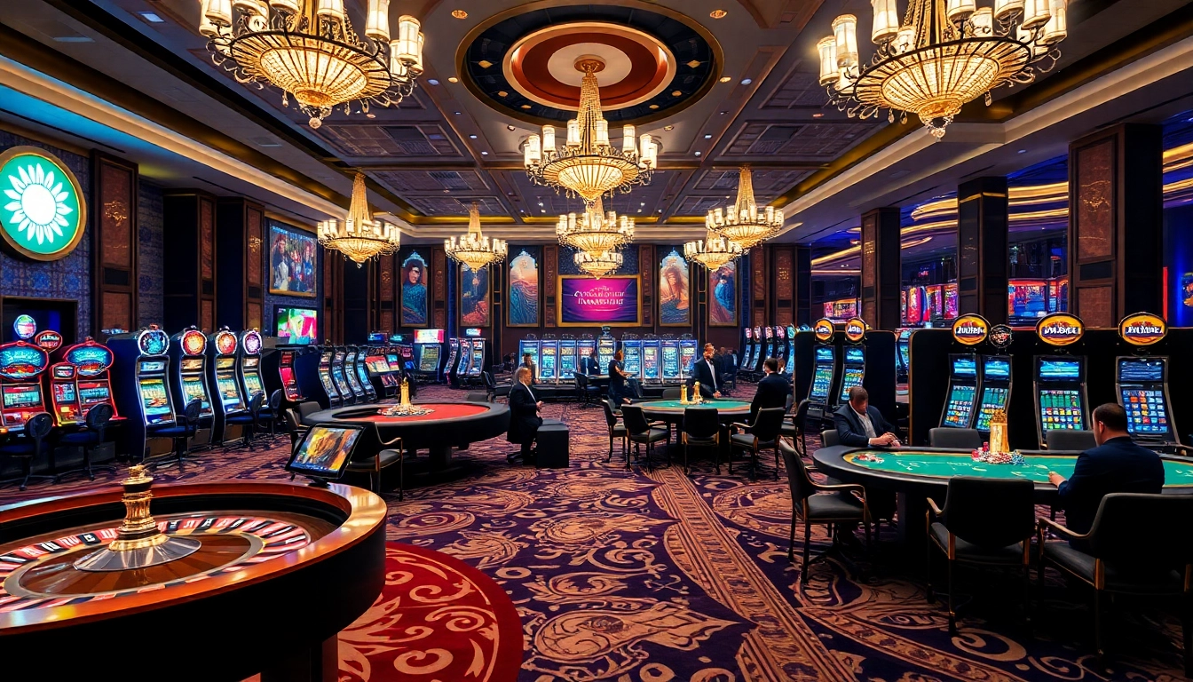 Glimpse into the vibrant gaming atmosphere at https://79king1.cn.com/ with tables, chips, and excitement.