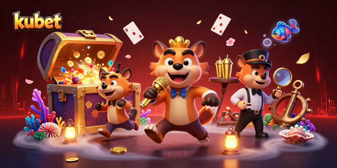 Experience the excitement of kubet with hyenas running a vibrant comedy casino scene.